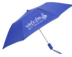 WHFR logo portable umbrella